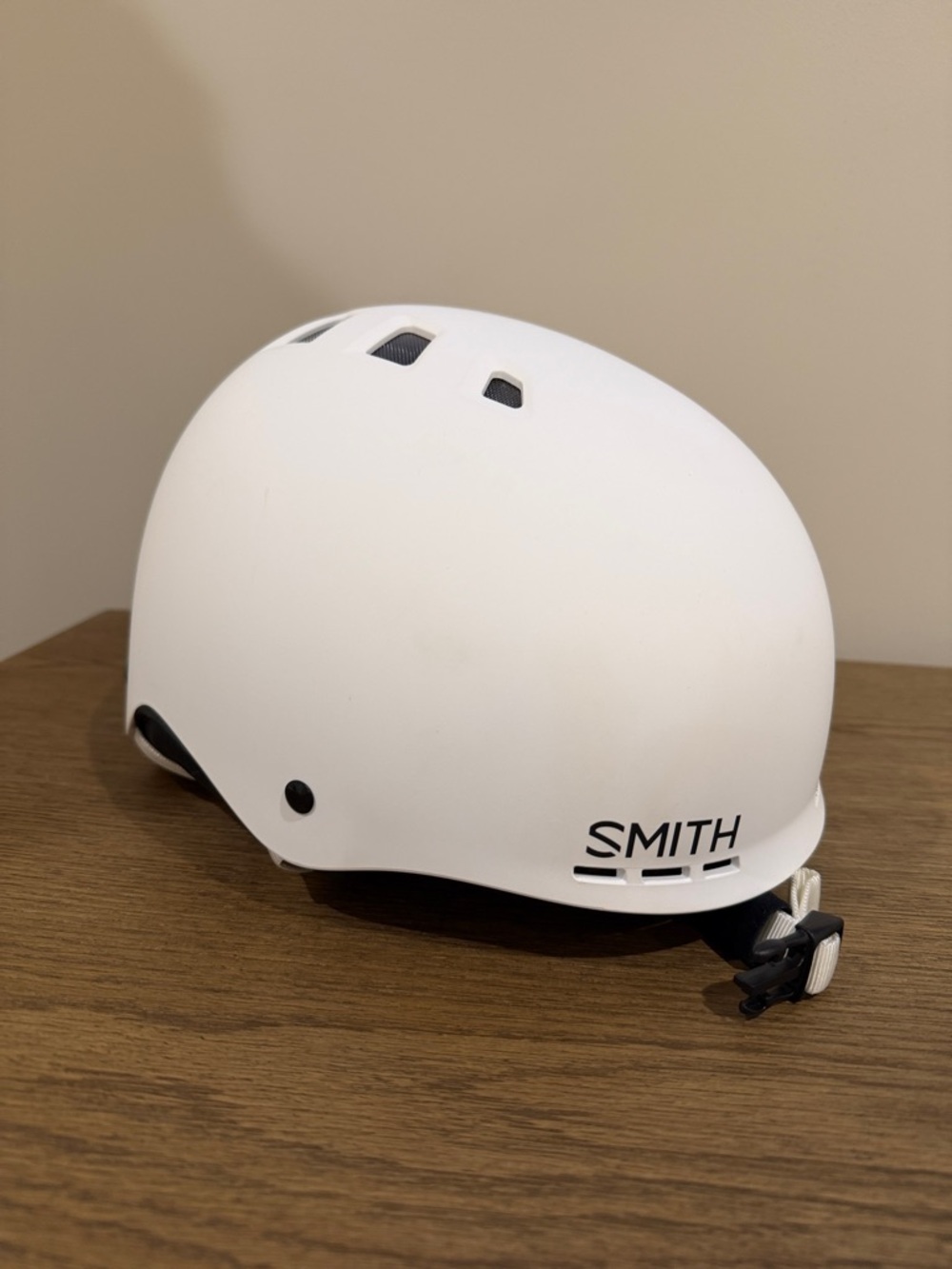 SMITH Kids White Sport Helmet with Venting